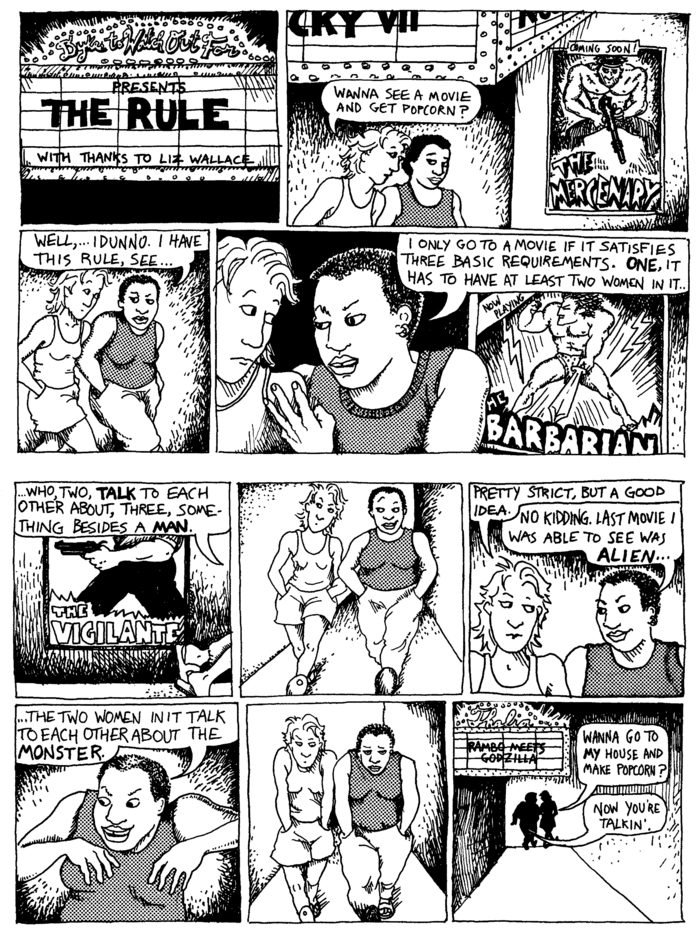 Bechdel Test Cartoon